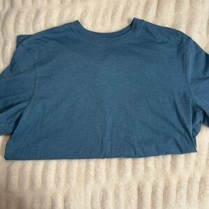 Blue Crew Neck T-Shirt